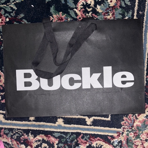 Buckle Black Shopping Bag - Picture 1 of 1